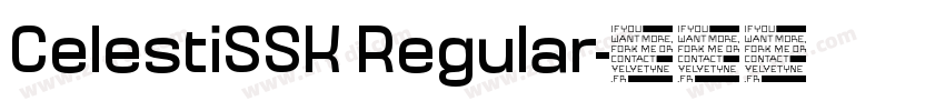 CelestiSSK Regular字体转换